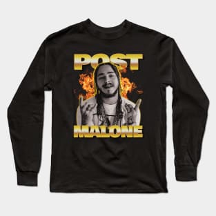 Post Malone Flame Long Sleeve T-Shirt
